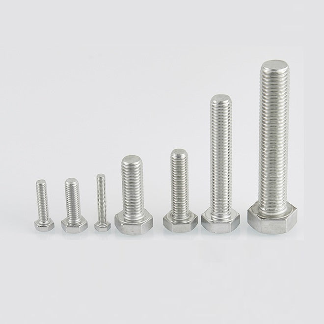 Pernos hexagonales externos de acero inoxidable 316 de Dongming 