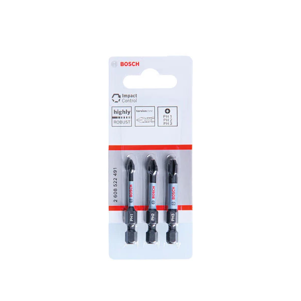 BOSCH professional-grade impact-resistant screwdriver bits 
