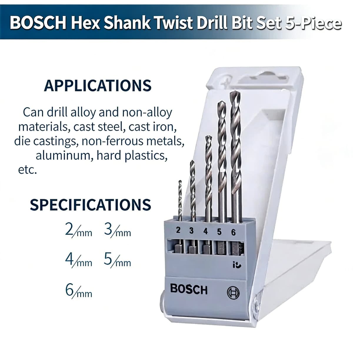 BOSCH wood drill bits 