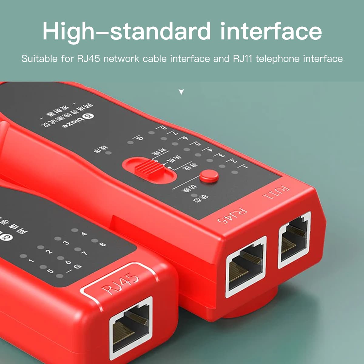Instrumento multifuncional de prueba e inspección de cables telefónicos y de red Biyaz 