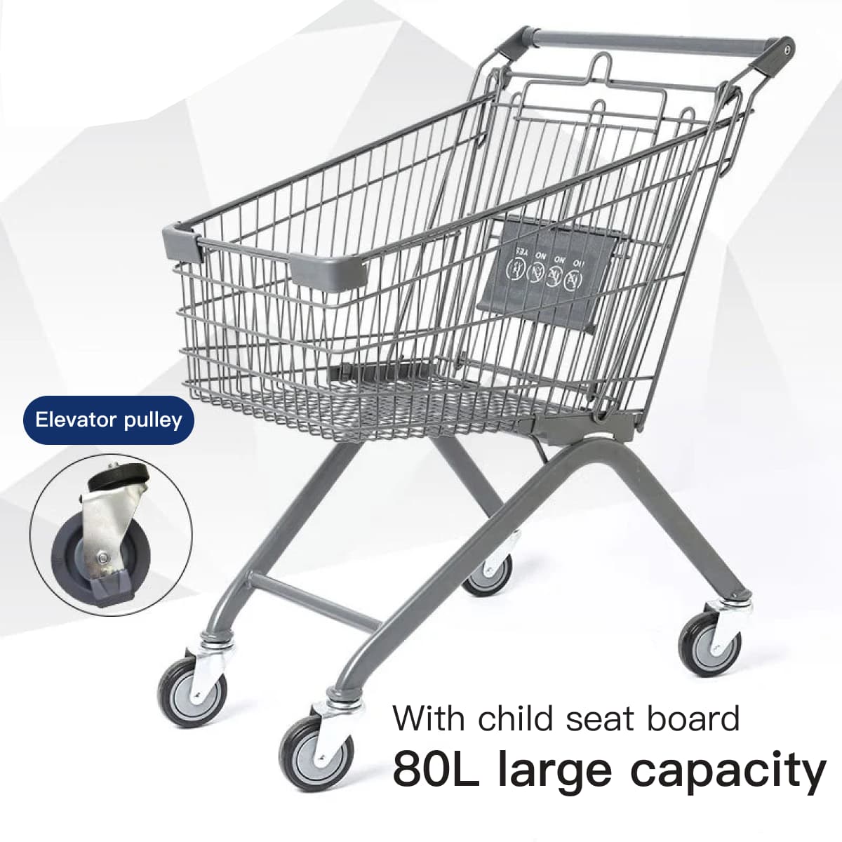 Carrito de compras del supermercado Bingyu 