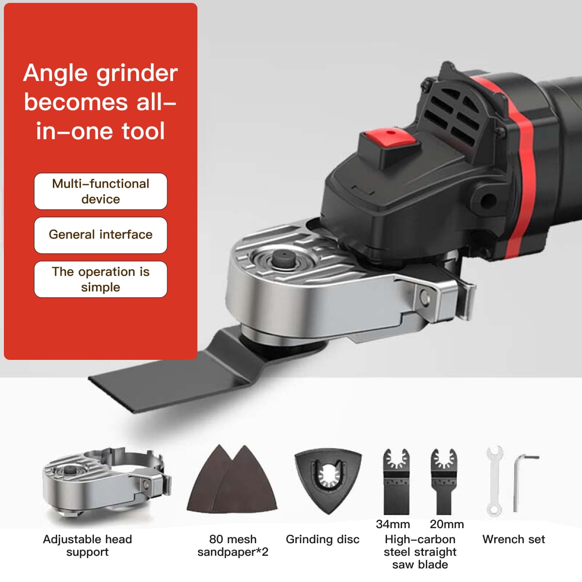 Bingyu angle grinder conversion head 