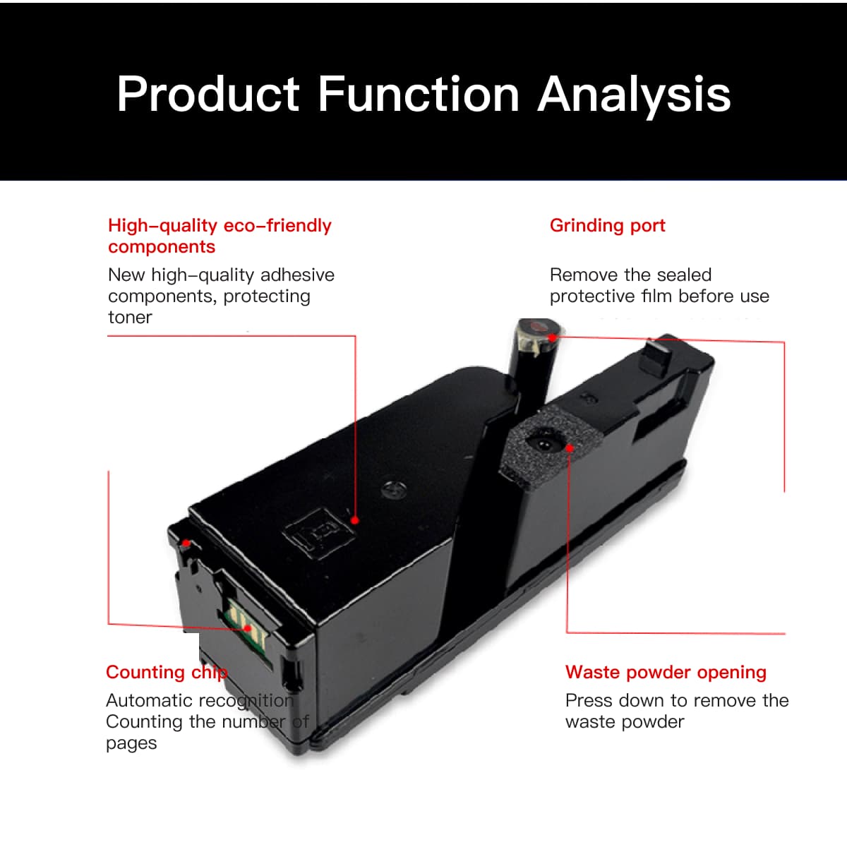 Color Printing Toner Cart 