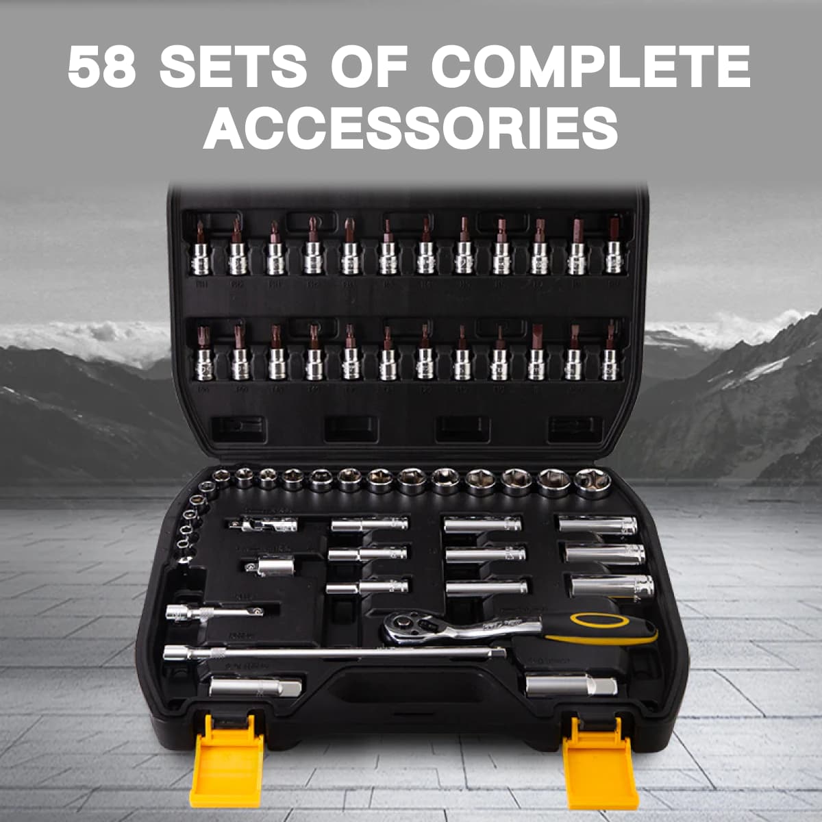 Deli Tools 10mm Series Socket Set 