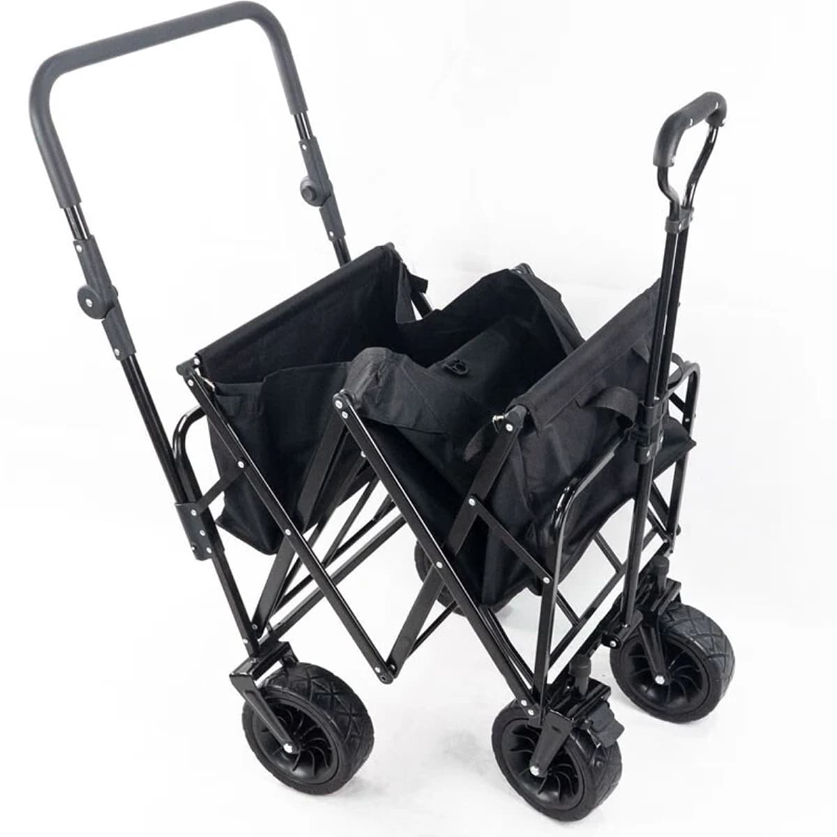 Haisdick Outdoor Folding Picnic Cart Camping Cart 