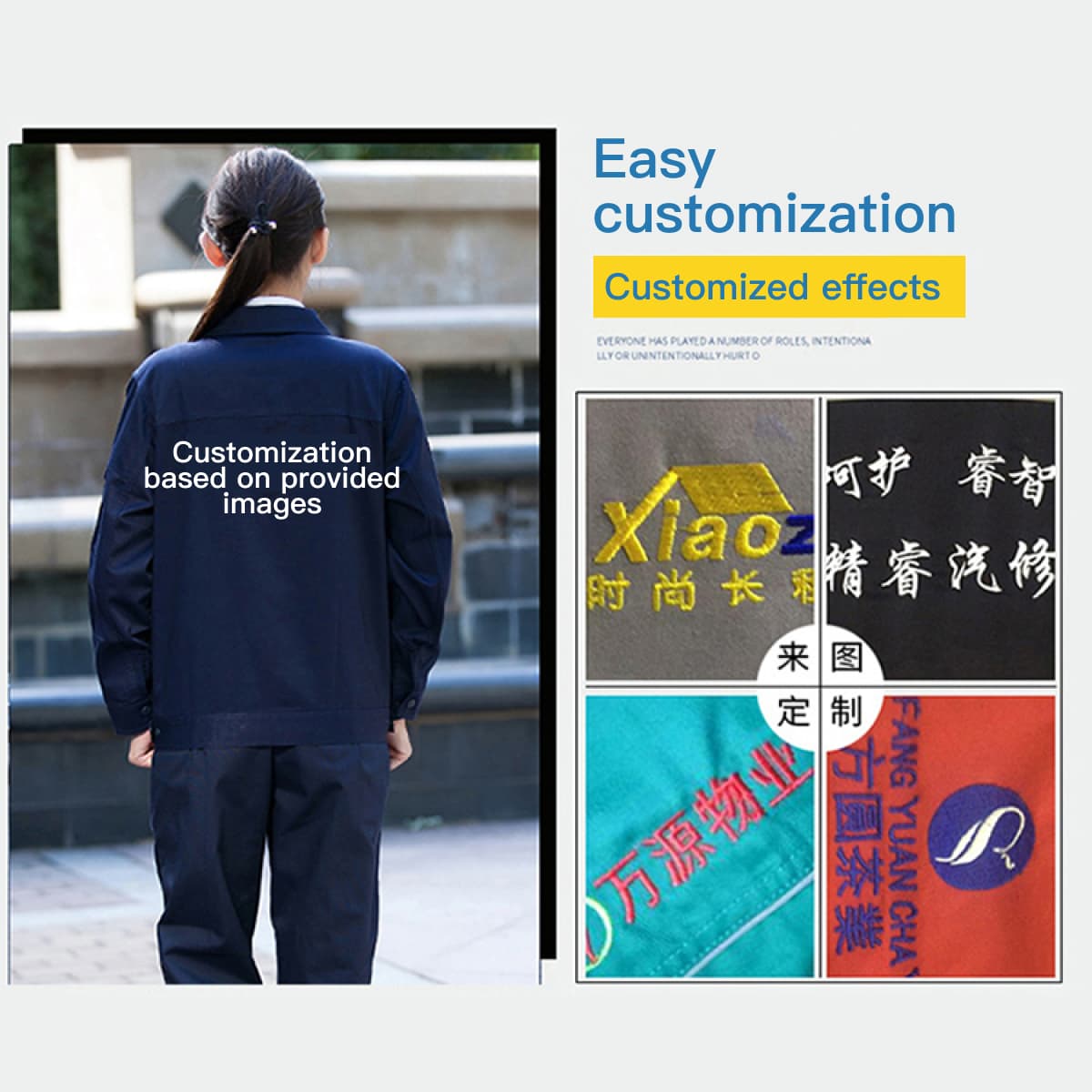 uniforme de trabajo Haisdick de manga larga 
