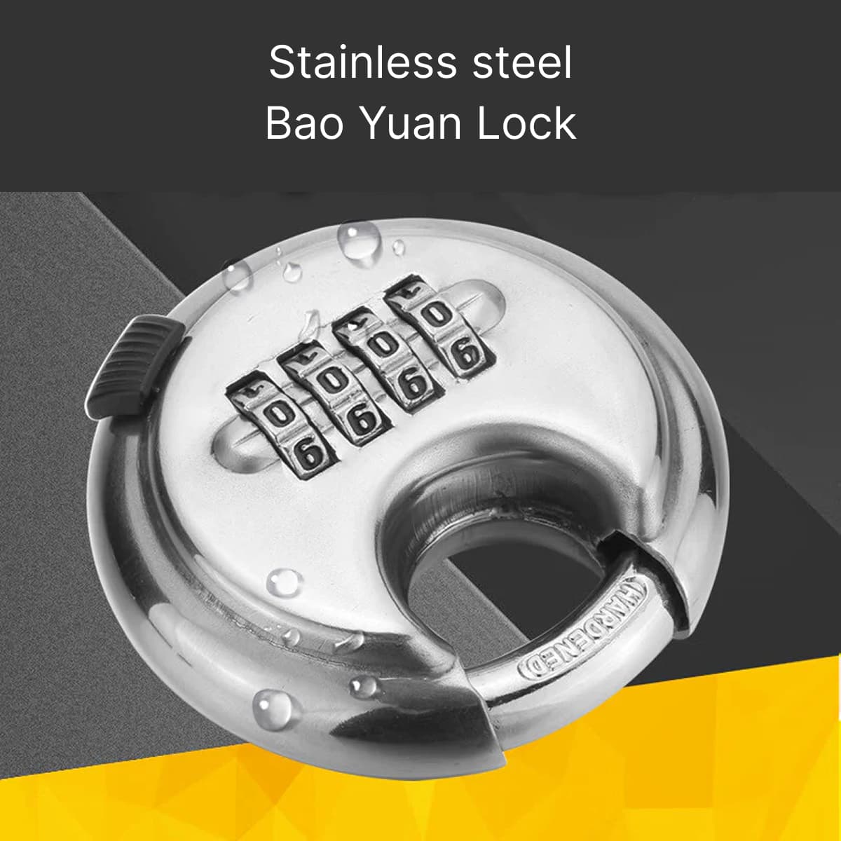 Candado de combinación Haisdike Yuanbao 