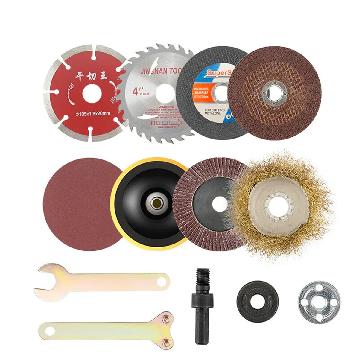 Hastick angle grinder accessories and tools 
