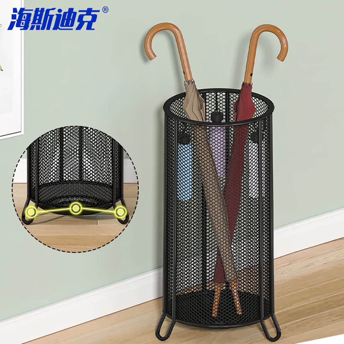 Hastick umbrella storage rack 