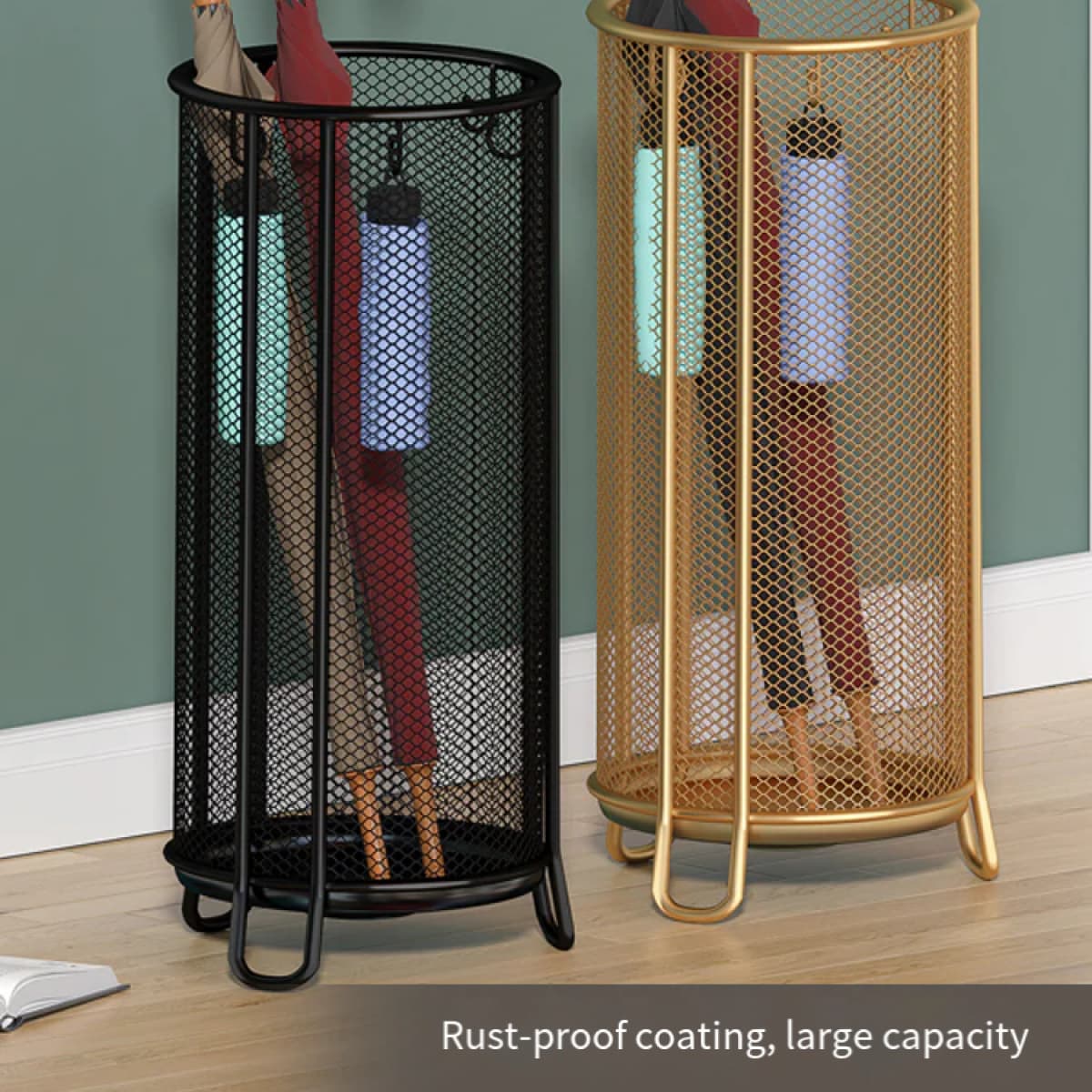 Hastick umbrella storage rack 
