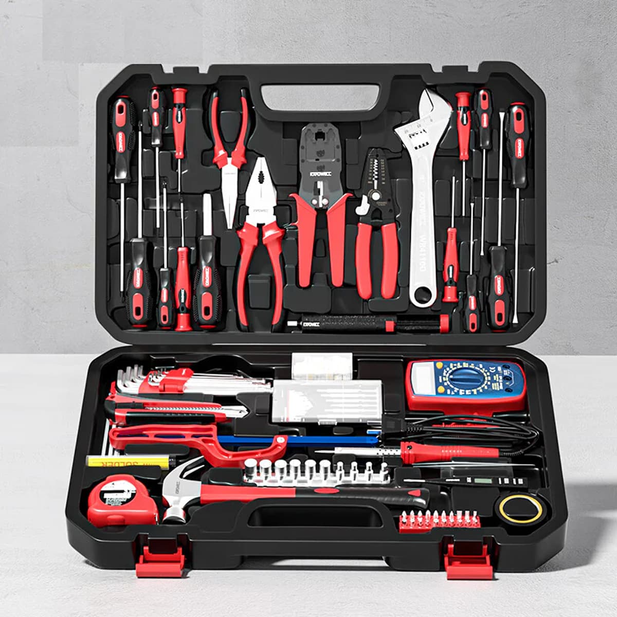 Kit de herramientas eléctricas Kraftwell 