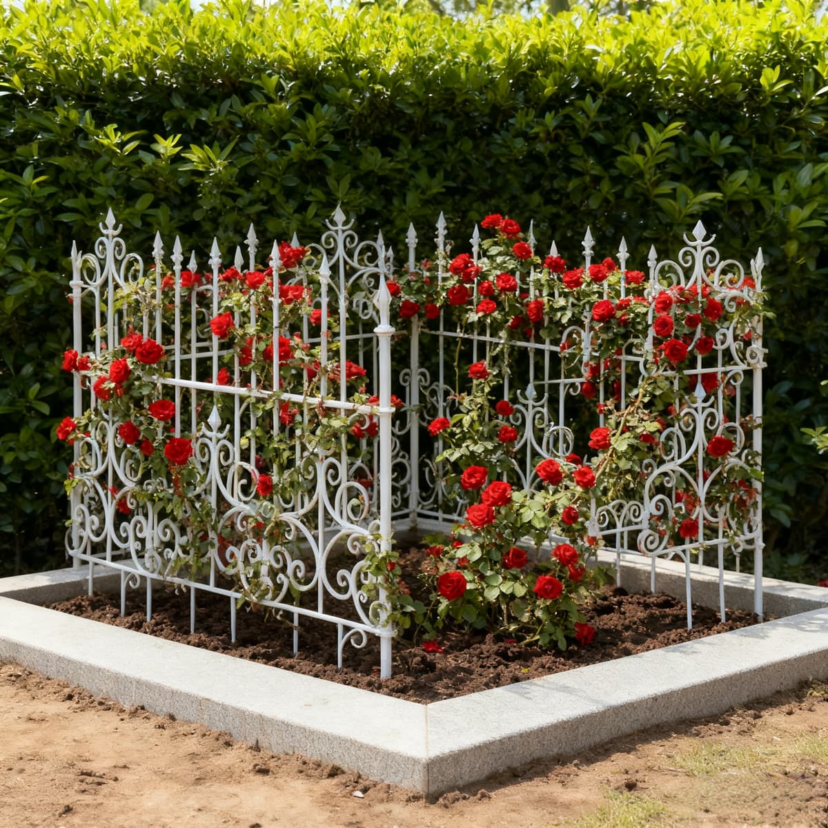 Man Yu Qing Si Style Vine Pattern Climbing Fence