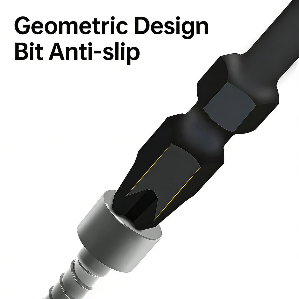 SATA 6.3mm series 50mm long impact resistant cross screwdriver head 