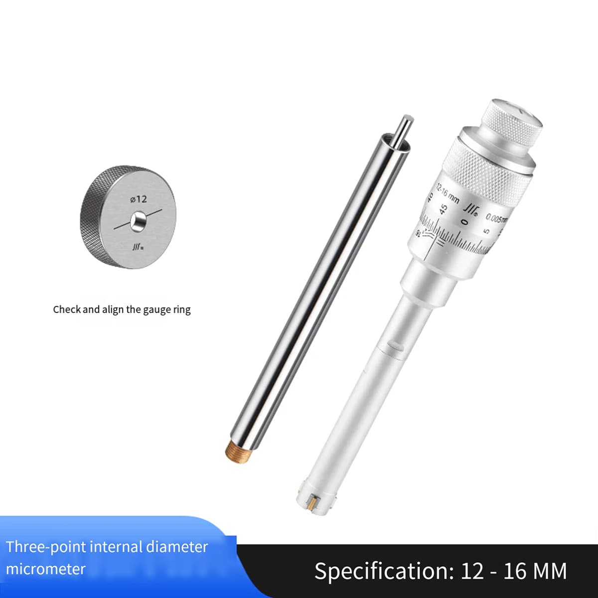 Three-point internal micrometer 