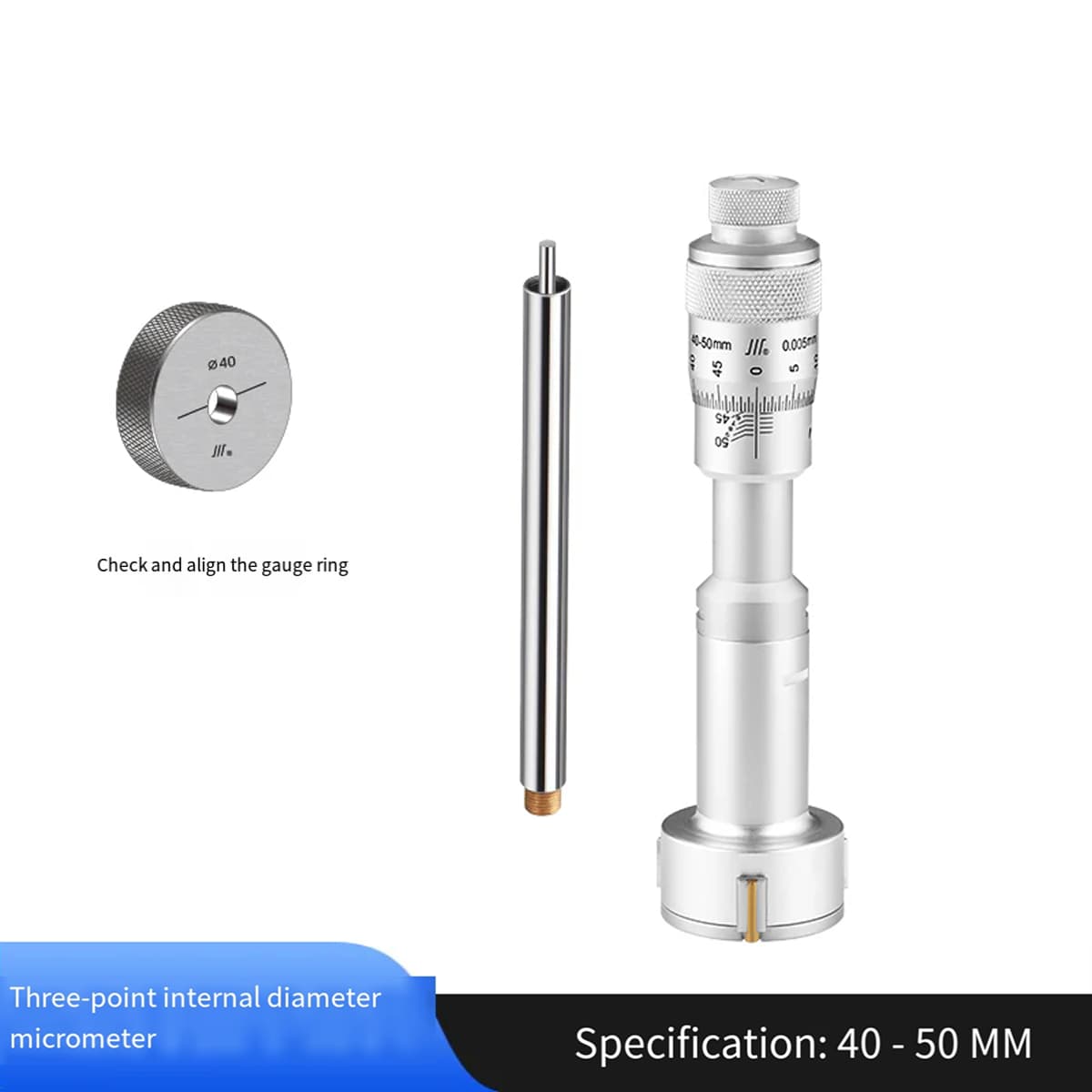 Three-point internal micrometer 