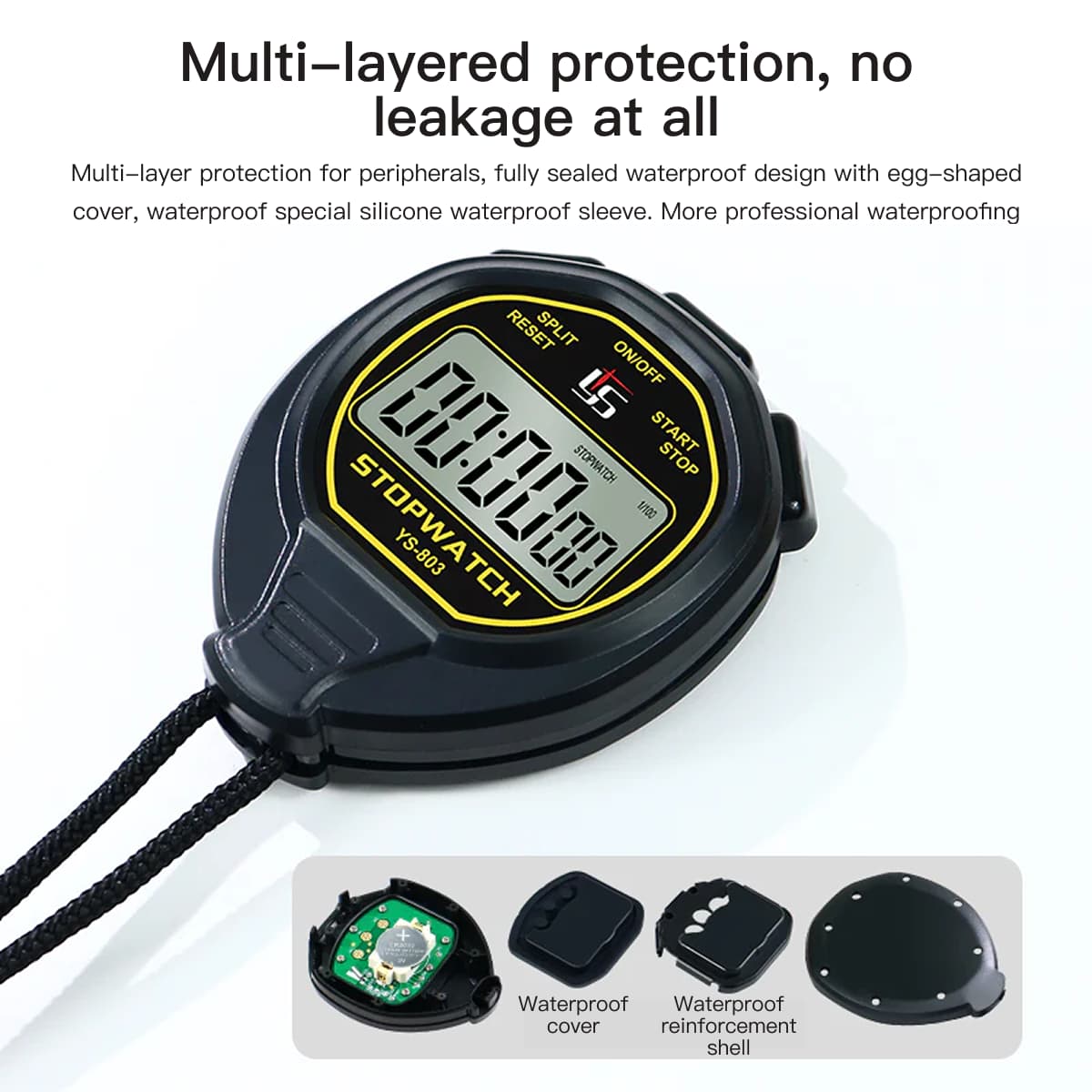 Yisheng Waterproof Stopwatch Underwater Timer 