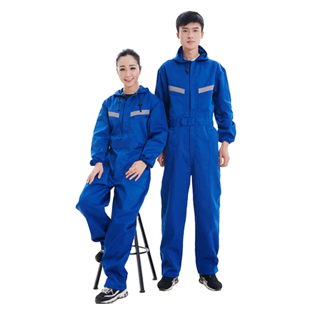 Yumaike Hooded Onesie Long-Sleeved Work Uniform 