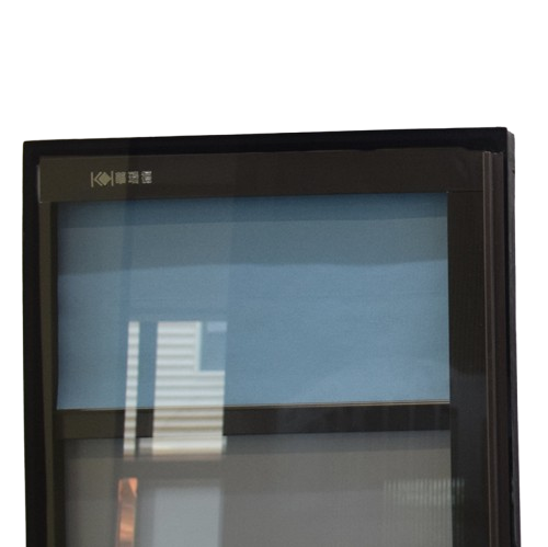 Persianas enrollables de tela empotradas Hrdglass con vidrio aislante (transparentes)